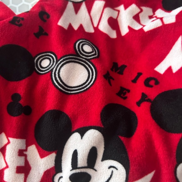 Disney Red Mickey Mouse Women’s Pajama Bottoms - Picture 3 of 4